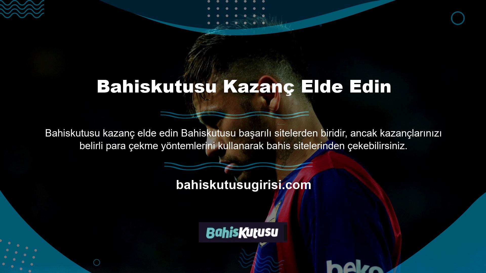 Bahiskutusu casino siteleri için bu çevrimiçi casino platformu, Bahiskutusu için popüler bir bahis sitesi olmaya devam ediyor ve kullanıcıların kayıt sürecini tamamladıktan sonra bahis koymalarına izin veriyor